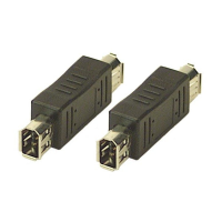 1394-6PF6PF  - FireWire 1394 6 Pin Female Gender Changer Adapter Converter - Firewire 6pin