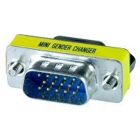 15HD-MM - VGA Gender Changer Male 15HD Mismatched Mate Convert Connect