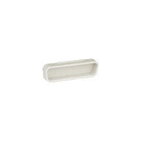 DB25 Male Dust Cover, White, 10-Pack