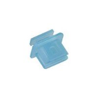 Mini DisplayPort Female Dust Cover, Blue, 10-Pack