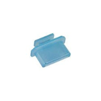 Mini-HDMI Type C Female Dust Cover, Blue, 10-Pack
