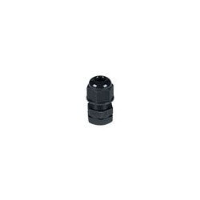 GLND-WTP-P-7-8B - Parallel Short Threaded Waterproof Cable Gland, G 1/4 in. Thread, Black