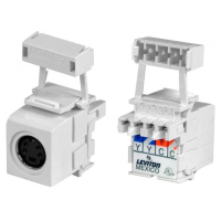 Leviton S-Video Female to Punchdown Connector Keystone Jack