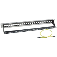 Keystone Blank Patch Panel, 24-Port, 1RU, Shielded