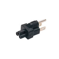 NEMA 5-15P Male to IEC 320 C13 Female Power Plug Adapter