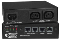 IPDU-S2  Secure Remote Power Control Unit with Environmental Monitoring: 2 Outputs, 10A, N.O. Relay Contacts