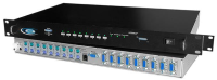 KEEMUX-P4-RS  4-Port VGA PS/2 KVM Switch with RS232