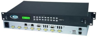 UNIMUX-4X16-UHD  High Density VGA USB KVM Matrix Switch: 4x16