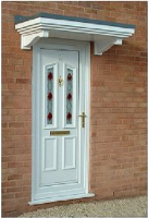 Grey Bespoke Newmarket Over Door Canopies