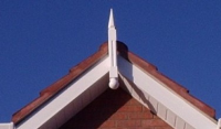 Grey Bespoke Roofline Finials 