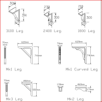 light oak Legs In Manchester