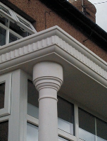 White Bespoke Smooth Column