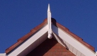 White Tailor Made Roofline Finials 