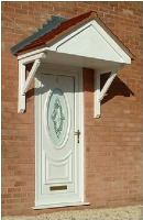 White Tailor Made Timbervale Over Door Canopies