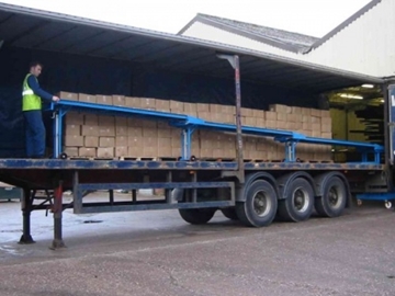 GRAVITY VEHICLE UNLOADING CONVEYOR SYSTEMS