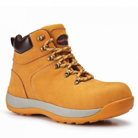 Honey Nubuck Hiker Safety Boots