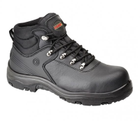 Samson' Black Leather Waterproof Hiker Boots S3