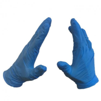 Warrior' Blue Nitrile Disposable Gloves (100 per box)