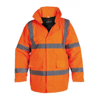 Proforce' Class 3 Superior Hi-Vis Coat - 300D