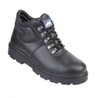 Himalayan Black Leather Safety Boots