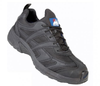 Himalayan Black Leather Safety Trainer