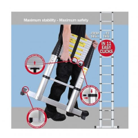 ProDec Advance Click 'n' Climb Pro Telescopic Ladder