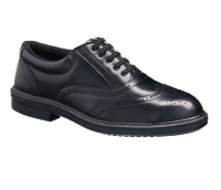 Tuffking' Black Brogue Executive Shoe