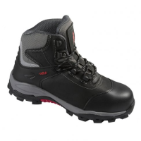 Black Composite Waxy Leather Waterproof Safety Boot