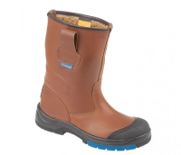 Himalayan Brown HyGrip Safety Warm Lined Rigger Boots