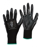Black Nitrile Gloves x12