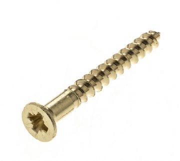 Brass POZI Wood Screws CSK Head