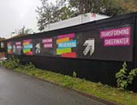 Eye-Catching Advertising Hoarding Boards Installation The South of England