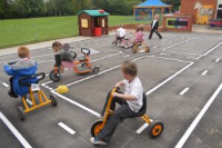 Robust Bespoke Playground Markings For Primary Schools