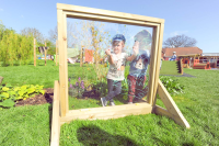 Bespoke Little Artists Perspex Panel For Parks In Southeast England
