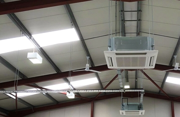 Installation Of Commercial Factory Air Conditioning
