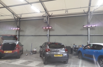 Bespoke Industrial Car Garage Heating Solutions