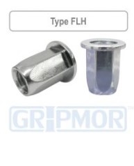 Rivet Nuts - Steel Zinc Plated - Hex Body