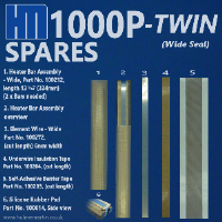 Cost Effective Hand Operate Portable Twin Heat Sealer Spare Parts For UK Retailers