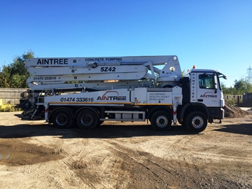 M42 Truck Mounted Concrete Pump For Hire