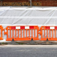 Plastic Safety Barrier Hire