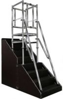 Stairwell Podium Step Hire  Stairpod