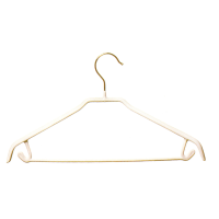 White Non-Slip Suit Hanger For Supermarkets