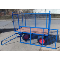 Turntable Truck 1220 x 700 mm, with Mesh Sides For Supermarkets