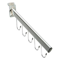 5 Hook Slatwall Display Arm For The Retail Industry