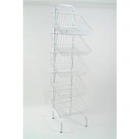 5 Basket Display Unit For The Retail Industry