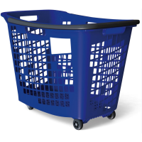 Trolley Shopping Basket Blue 55 Litre 10-Pack For The Retail Industry