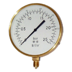 Robust Brass Pressure Gauges