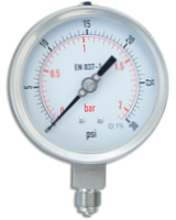 High-Quality Stainless Steel Bourdon Tube Gauge