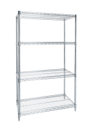 Simple To Build Chrome Wire Shelving Systems 