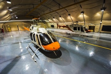 Helicopter hangars
